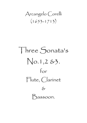 Three Sonatas No1,2 & 3