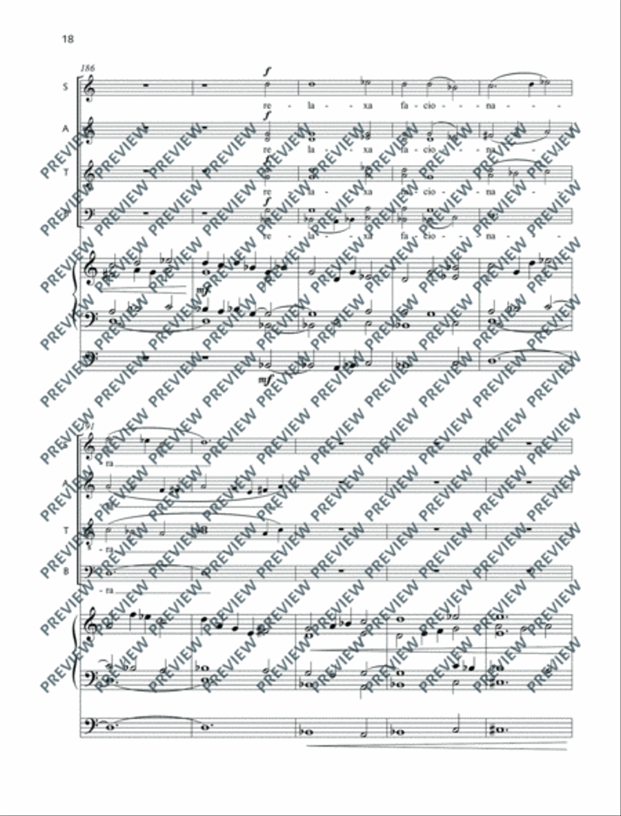 Veni Domine Veni Domine 4-Part scores gallery preview page 19