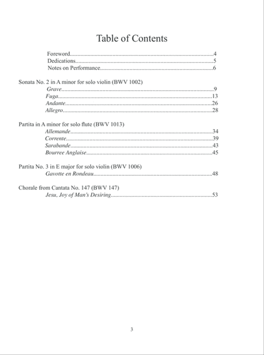 Great Instrumental Works of J. S. Bach String Duet scores gallery preview page 4