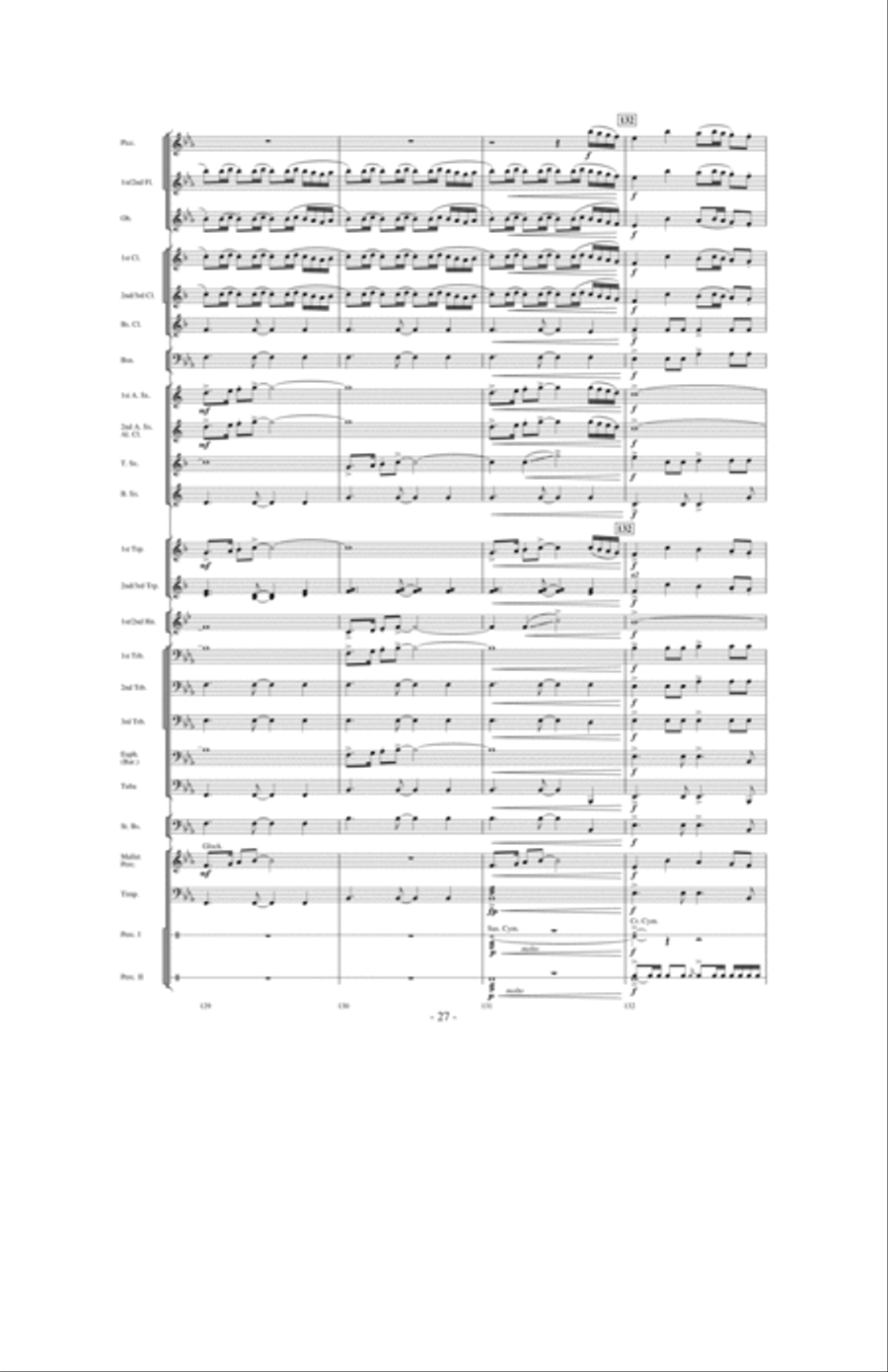 Where Eagles Soar Where Eagles Soar Concert Band scores gallery preview page 26
