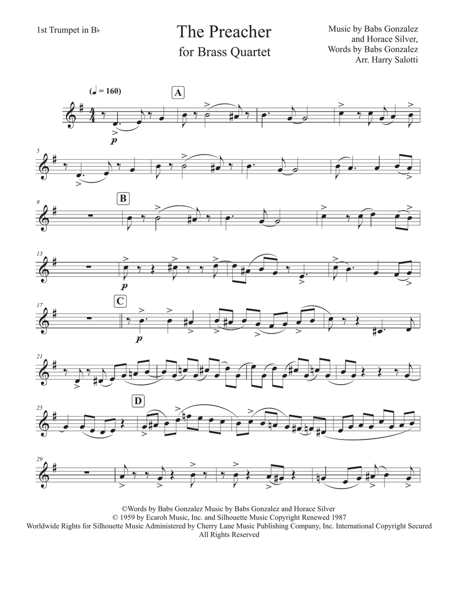 The Preacher Brass Ensemble scores gallery preview page 6