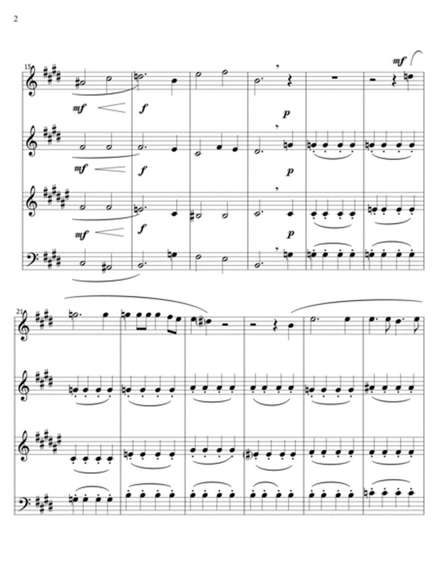 Die Ehre Gottes aus der Natur-Beethoven-woodwind quartet image number null