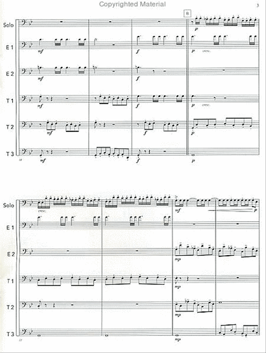 Concert Etude, Op. 49 Concert Etude, Op. 49 Brass Ensemble scores gallery preview page 4