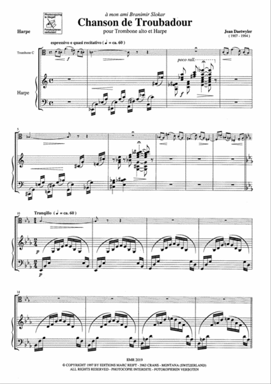 Chanson de Troubadour