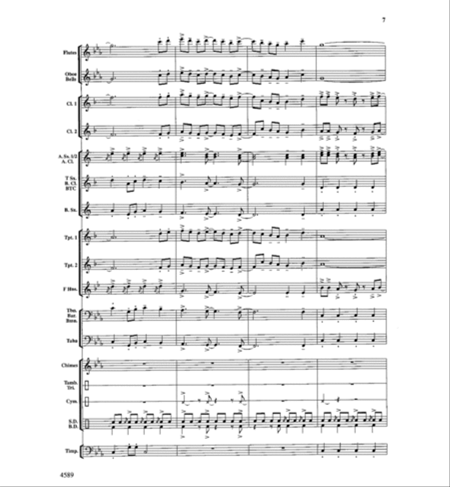 Copper Mountain Legend Concert Band scores gallery preview page 8