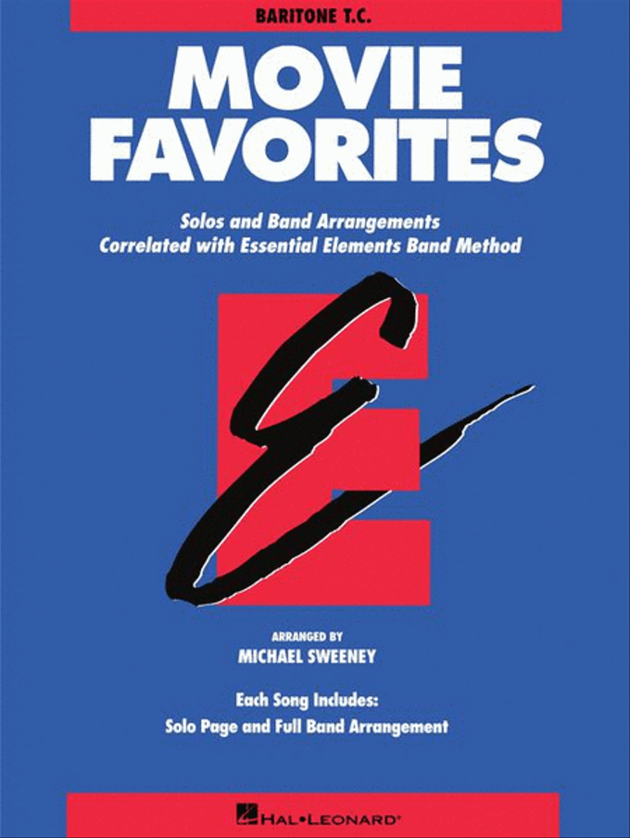 Movie Favorites - Baritone T.C. Concert Band Methods scores gallery preview page 2