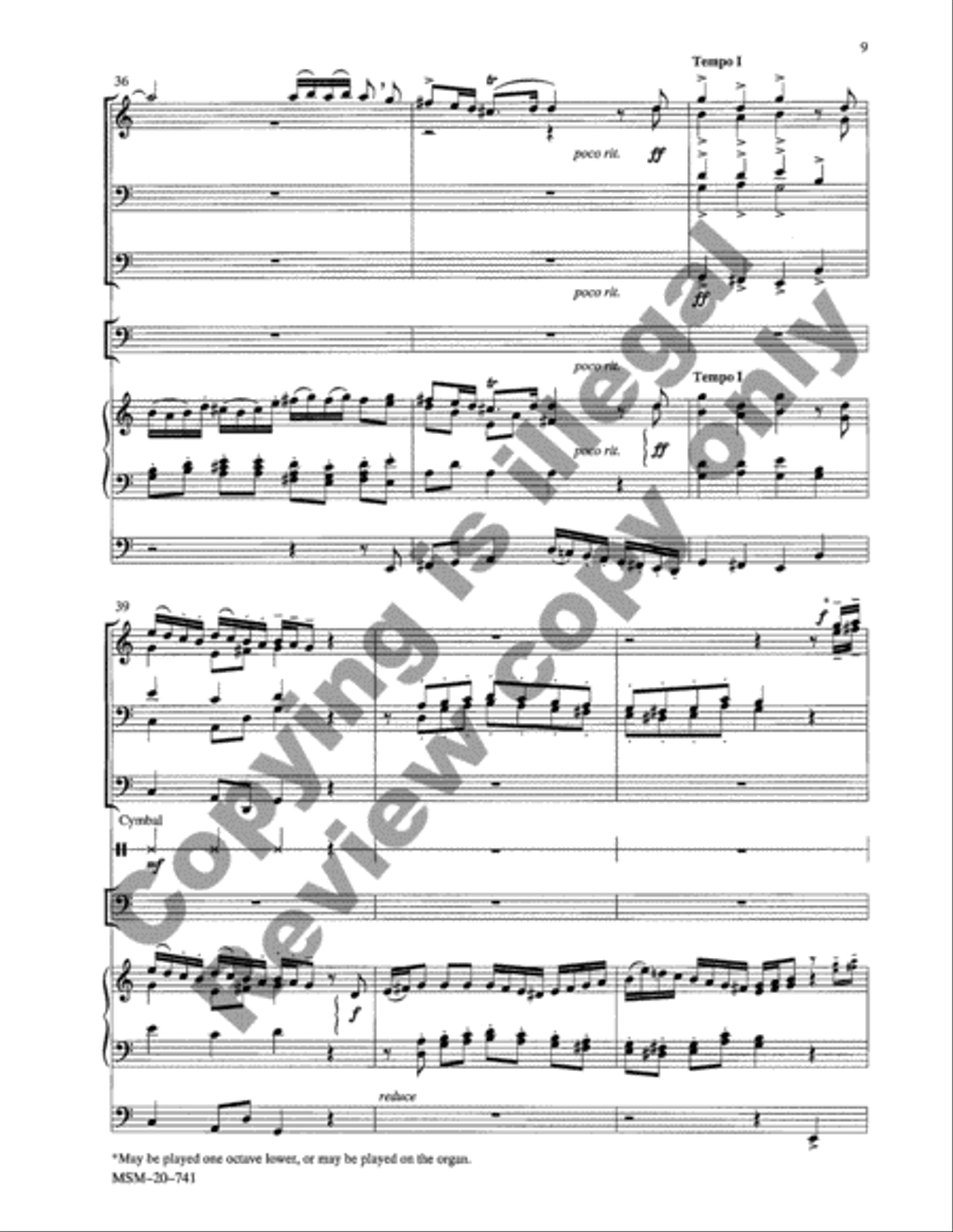 Praise the Lord: Music for a Festival Tuba scores gallery preview page 15