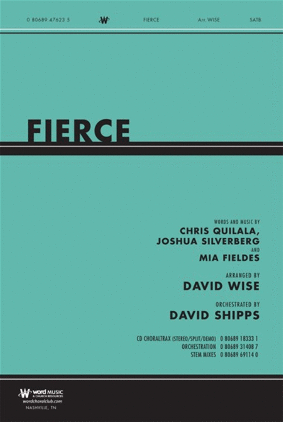 Fierce - Stem Mixes Choir scores gallery preview page 1