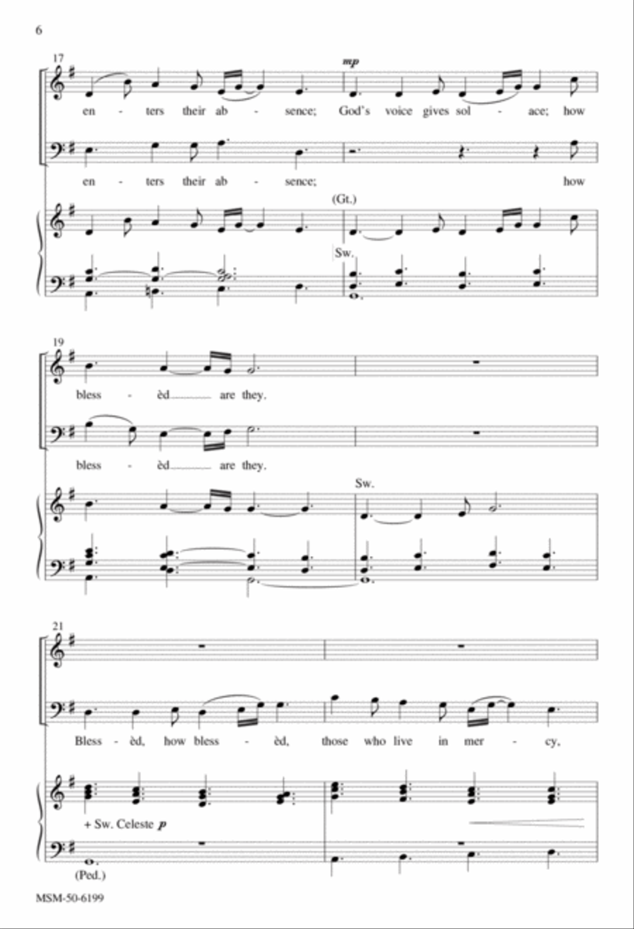 Blessèd, How Blessèd Blessèd, How Blessèd 2-Part scores gallery preview page 5