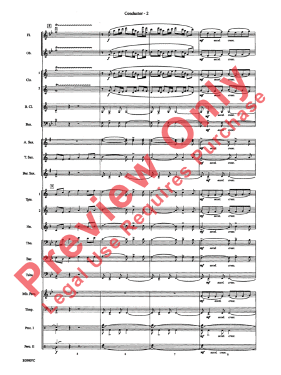 Fields of Kent Concert Band scores gallery preview page 4
