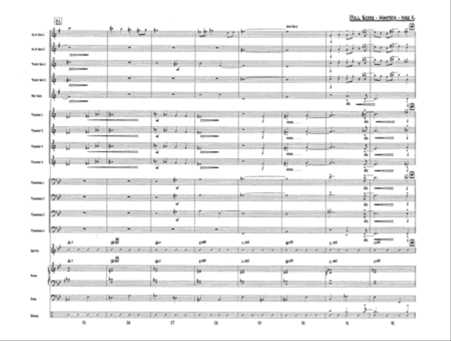 Manteca - Score Manteca - Score Jazz Ensemble scores gallery preview page 5