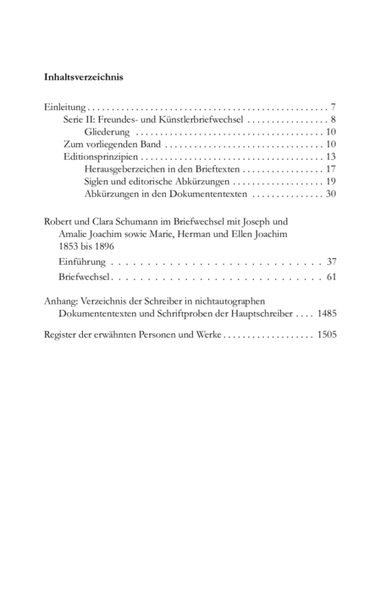 Schumann Briefedition: Briefwechsel mit Joseph Joachim und seiner Familie