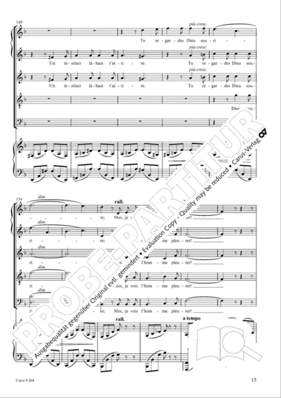 Soiree en mer SSATB scores gallery preview page 16