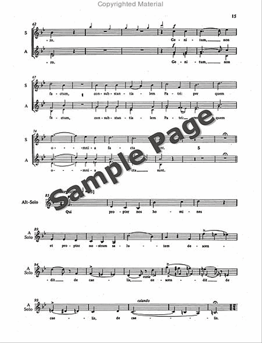 Mass in D Minor Mass in D Minor SSA scores gallery preview page 16