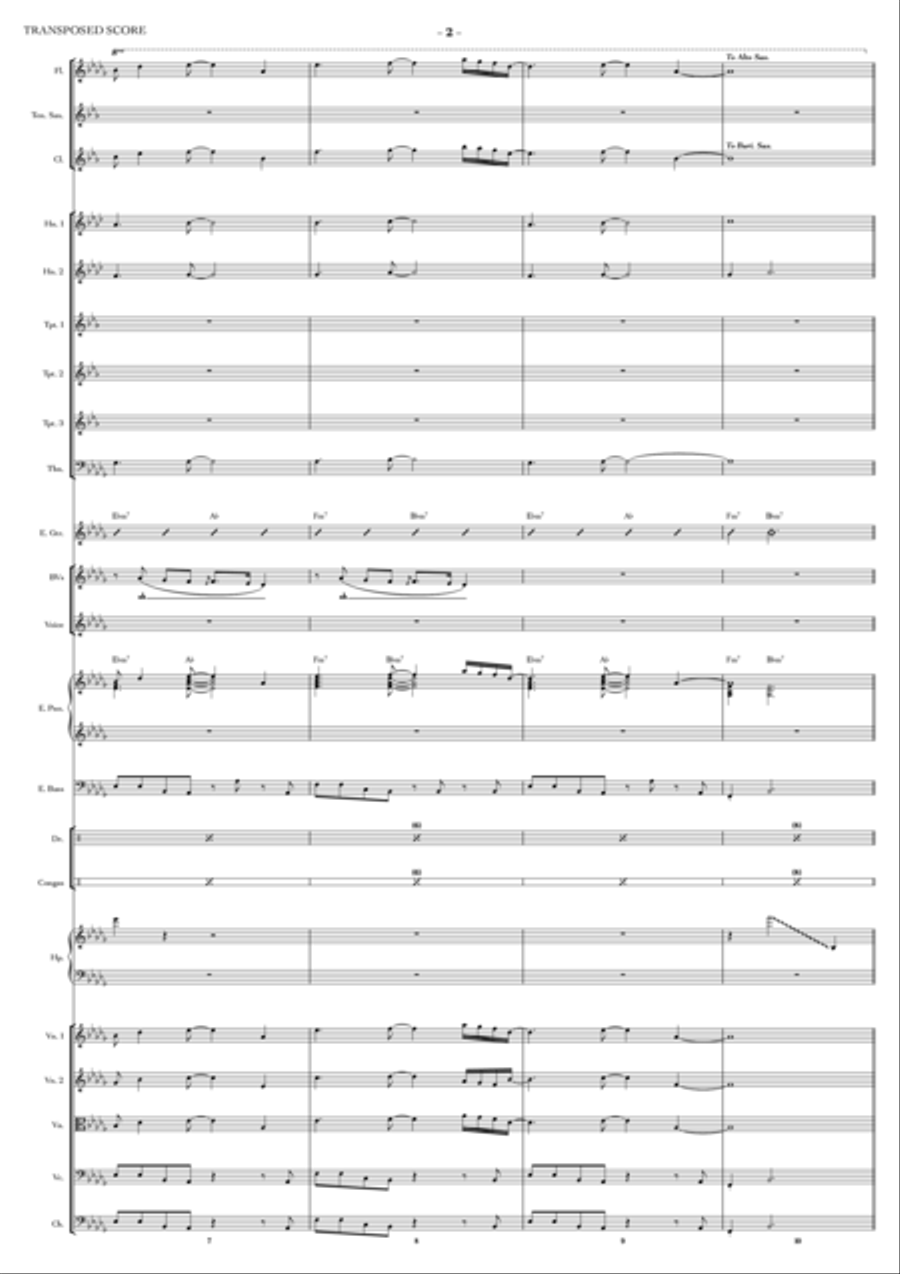 Never Gonna Give You Up Full Orchestra scores gallery preview page 2