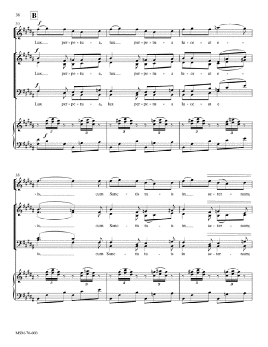 Requiem (Choral Score) 4-Part scores gallery preview page 19