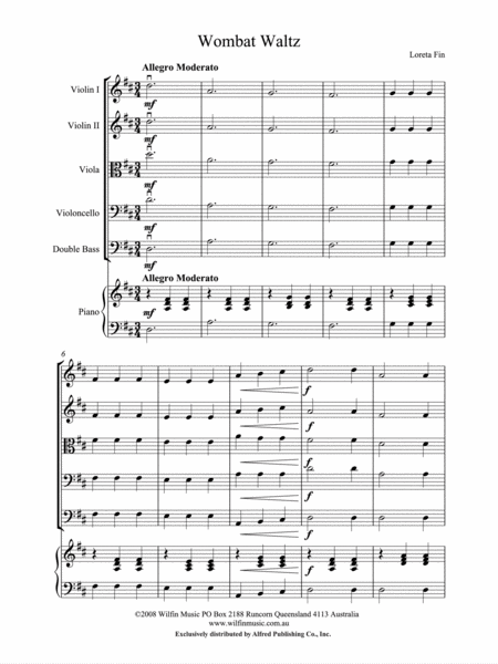 Wombat Waltz: Score