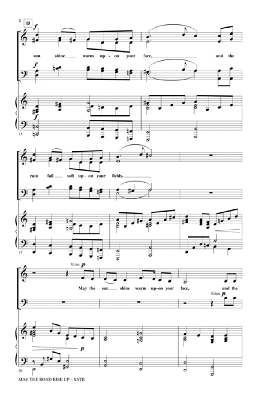 May The Road Rise Up 4-Part scores gallery preview page 3