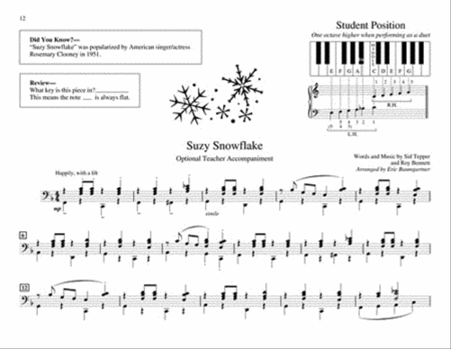 Teaching Little Fingers to Play Christmas Classics Piano Method scores gallery preview page 5