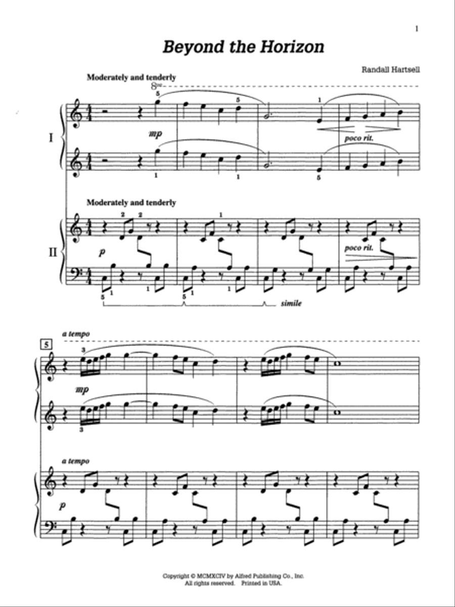 Beyond the Horizon Beyond the Horizon Small Ensemble scores gallery preview page 2