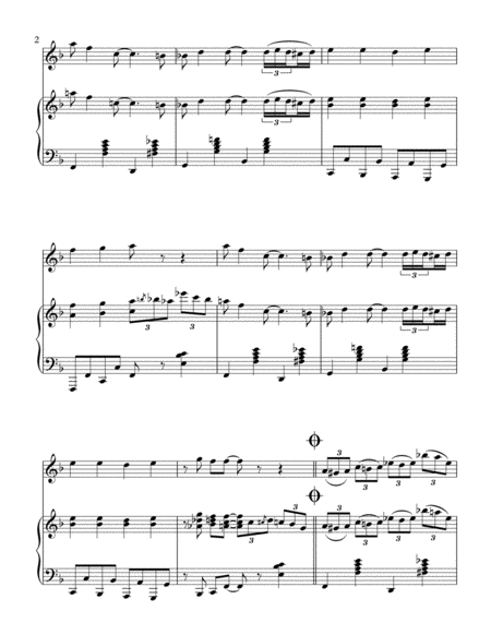 "Little Brown Jug"-Piano Background for Oboe and Piano (with Improvisation) image number null