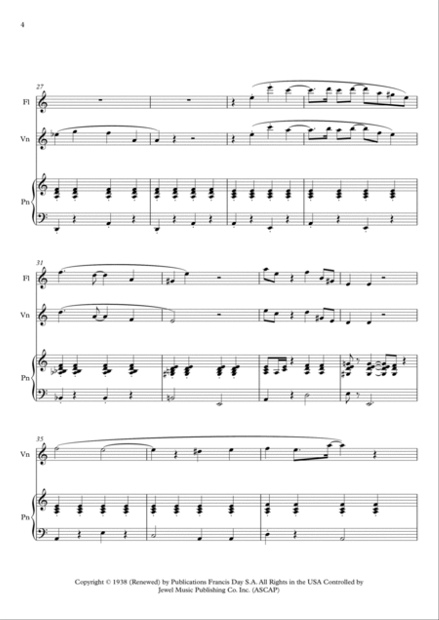 Minor Swing - Score Only Small Ensemble scores gallery preview page 4