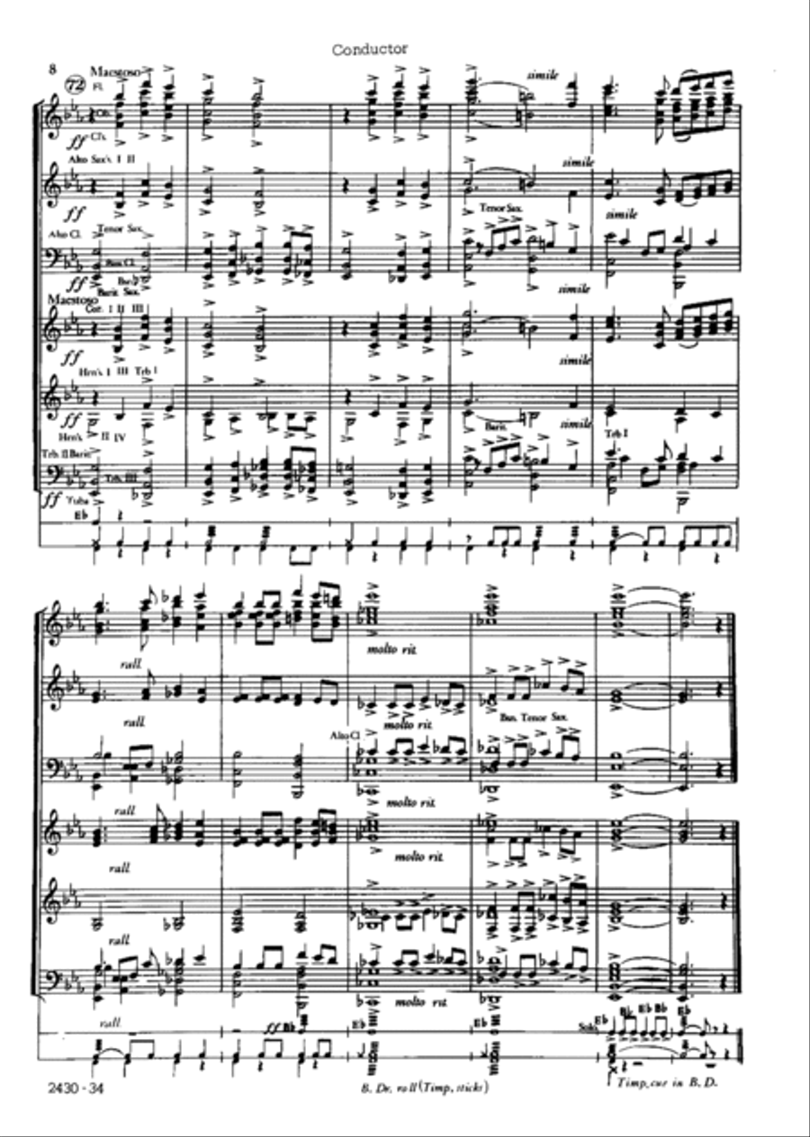 The Far Country Concert Band scores gallery preview page 9