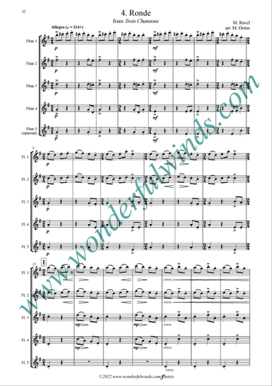 Simply French Flute scores gallery preview page 5