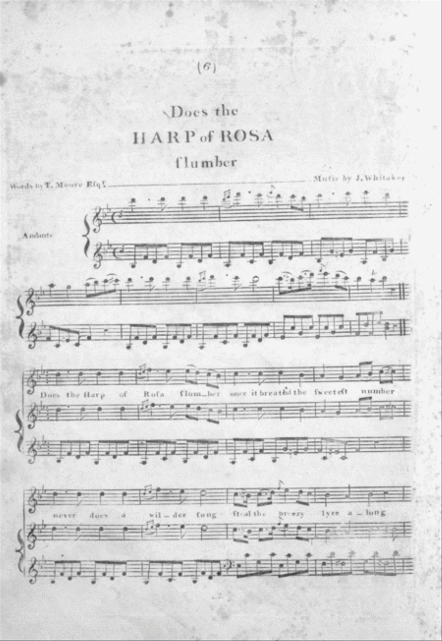 Does the Harp of Rosa Slumbe Harp scores gallery preview page 2
