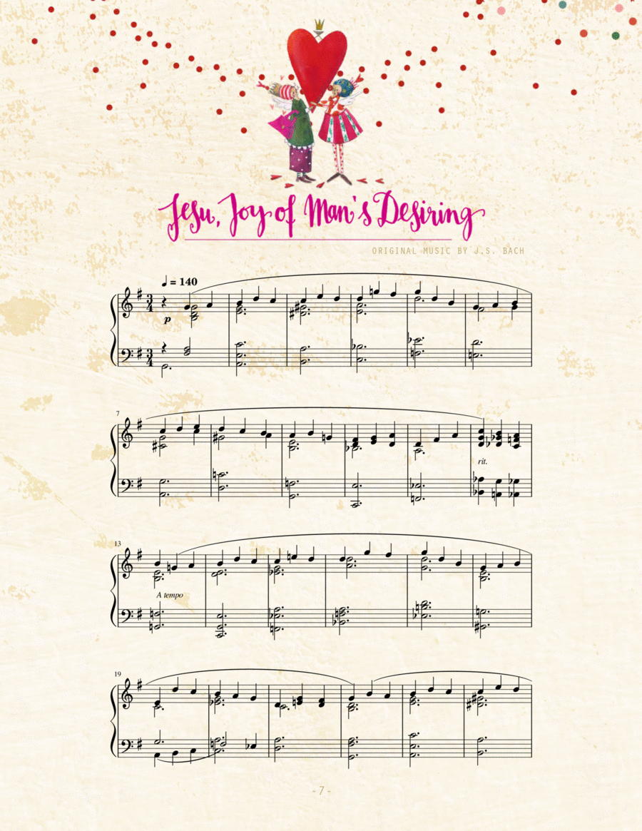 Jesu, Joy of Man's Desiring (from "A Wintry Piano Wonderland: Christmas Carols Reimagined) image number null
