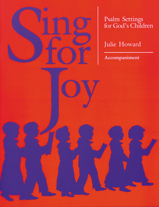 Book cover for Sing for Joy - Accompaniment Book
