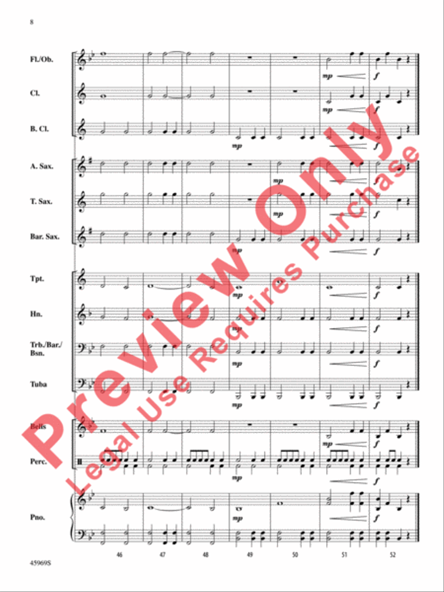 Renaissance Fair Renaissance Fair Concert Band scores gallery preview page 9
