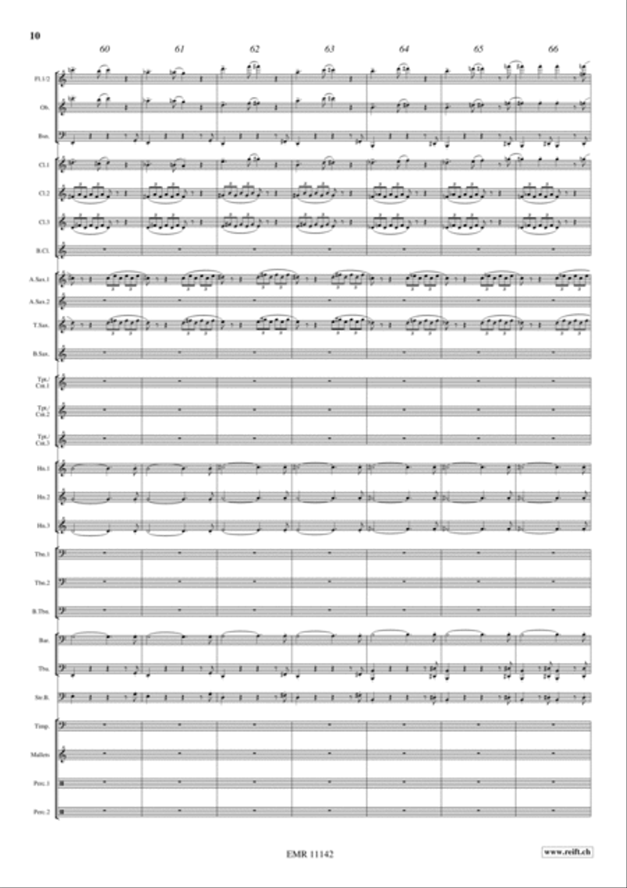The Great Train Robbery Concert Band scores gallery preview page 11