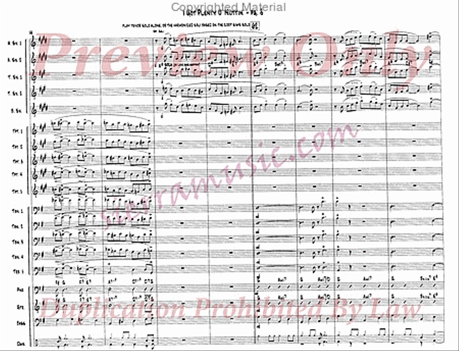 I Got Plenty O' Nuttin' Jazz Ensemble scores gallery preview page 9
