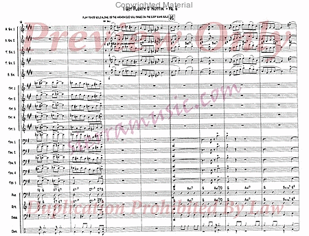 I Got Plenty O' Nuttin' by George Gershwin Jazz Ensemble - Sheet Music