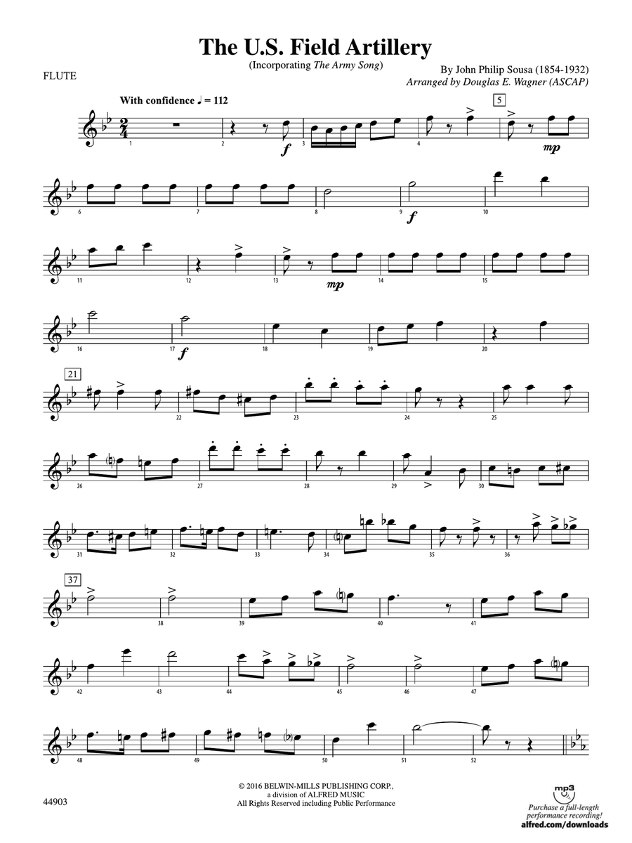 The U.S. Field Artillery: Flute