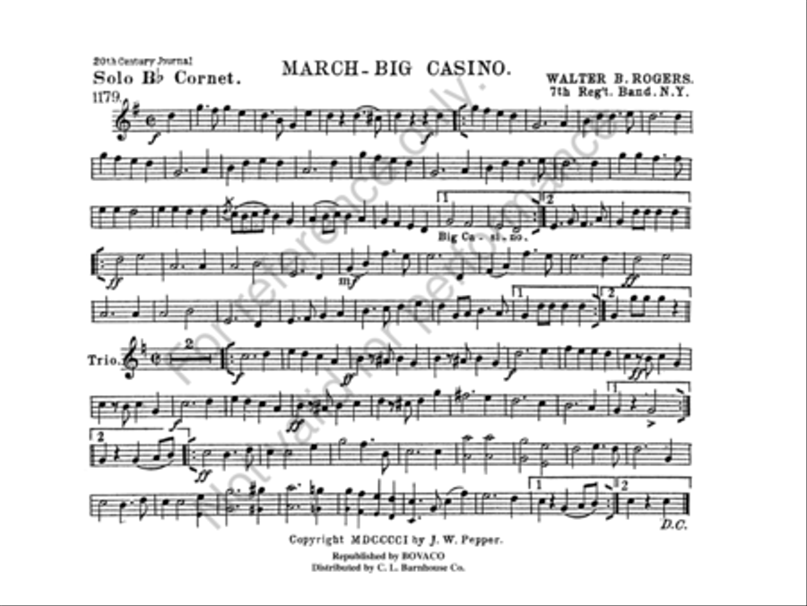 The Big Casino Concert Band scores gallery preview page 3