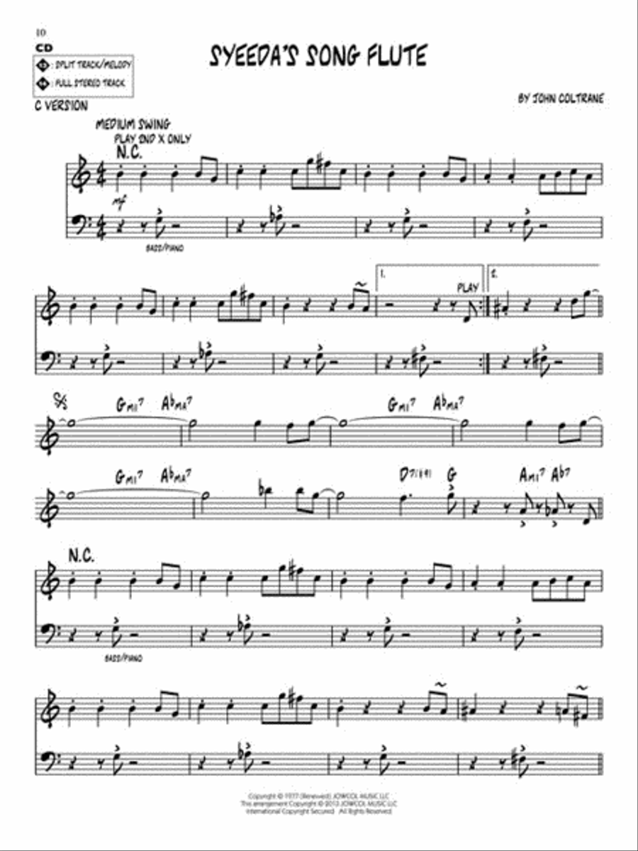 John Coltrane - Giant Steps C Instrument scores gallery preview page 6