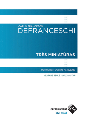 Book cover for Très Miniatùras