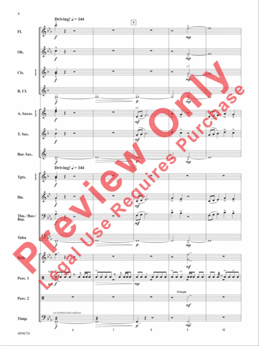 Once Upon a Time Signature Concert Band scores gallery preview page 5