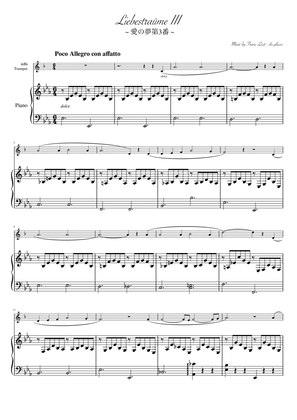 "Liebesträum No.3" (Esdur) Trumpet & Piano