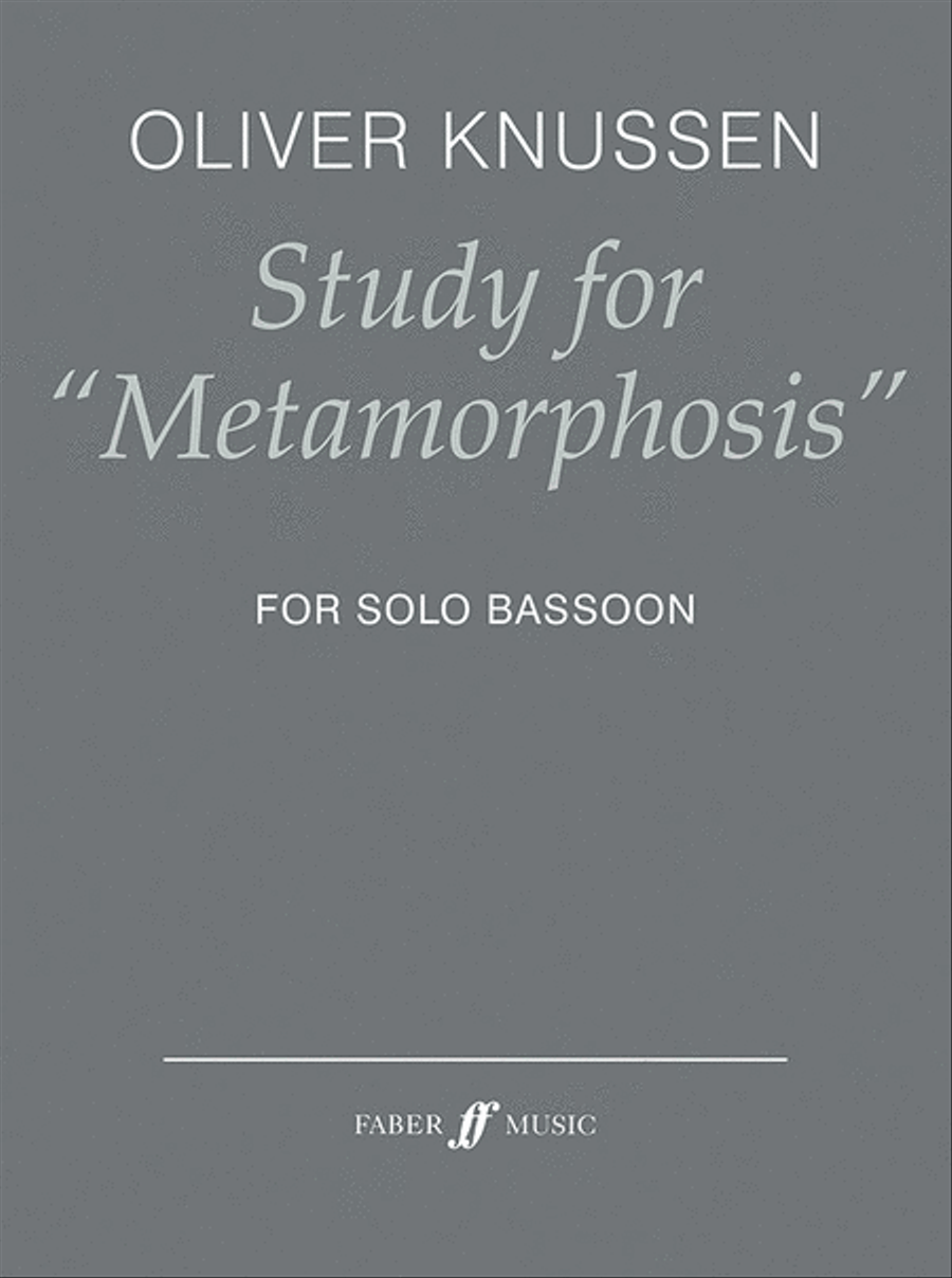 Study for Metamorphosis Bassoon Solo scores gallery preview page 1