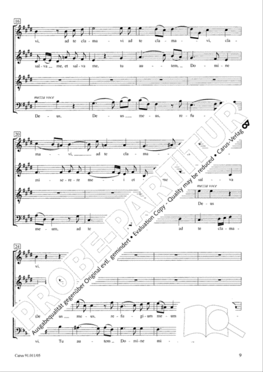 Two Motets (Zwei Motetten) Choir scores gallery preview page 10