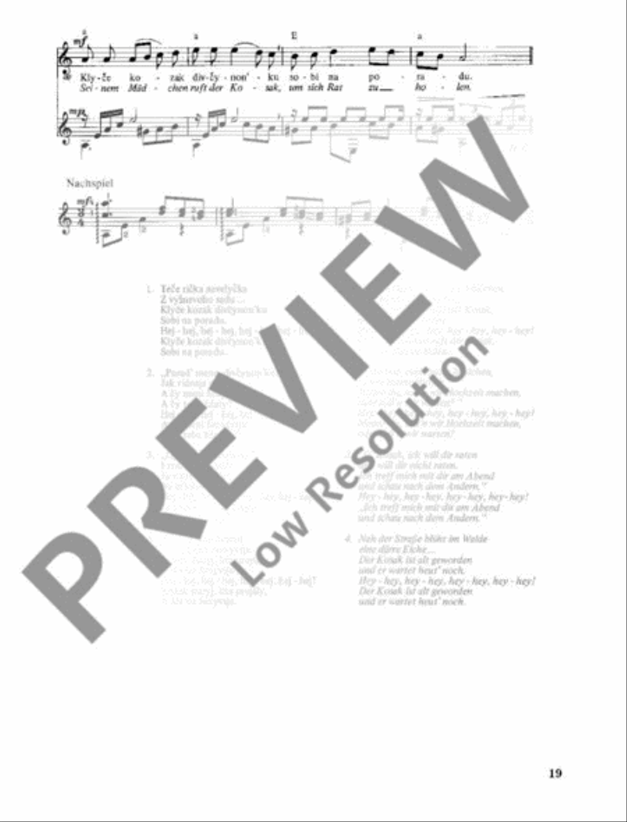 Ukrainische Volksweisen High Voice scores gallery preview page 20