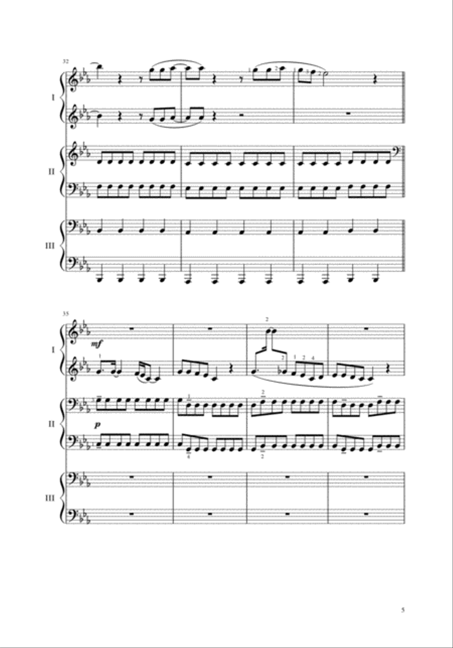 Rolling In The Deep Easy Piano scores gallery preview page 5