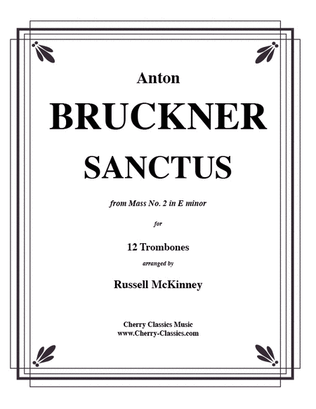Book cover for Sanctus from Mass No. 2 in E minor