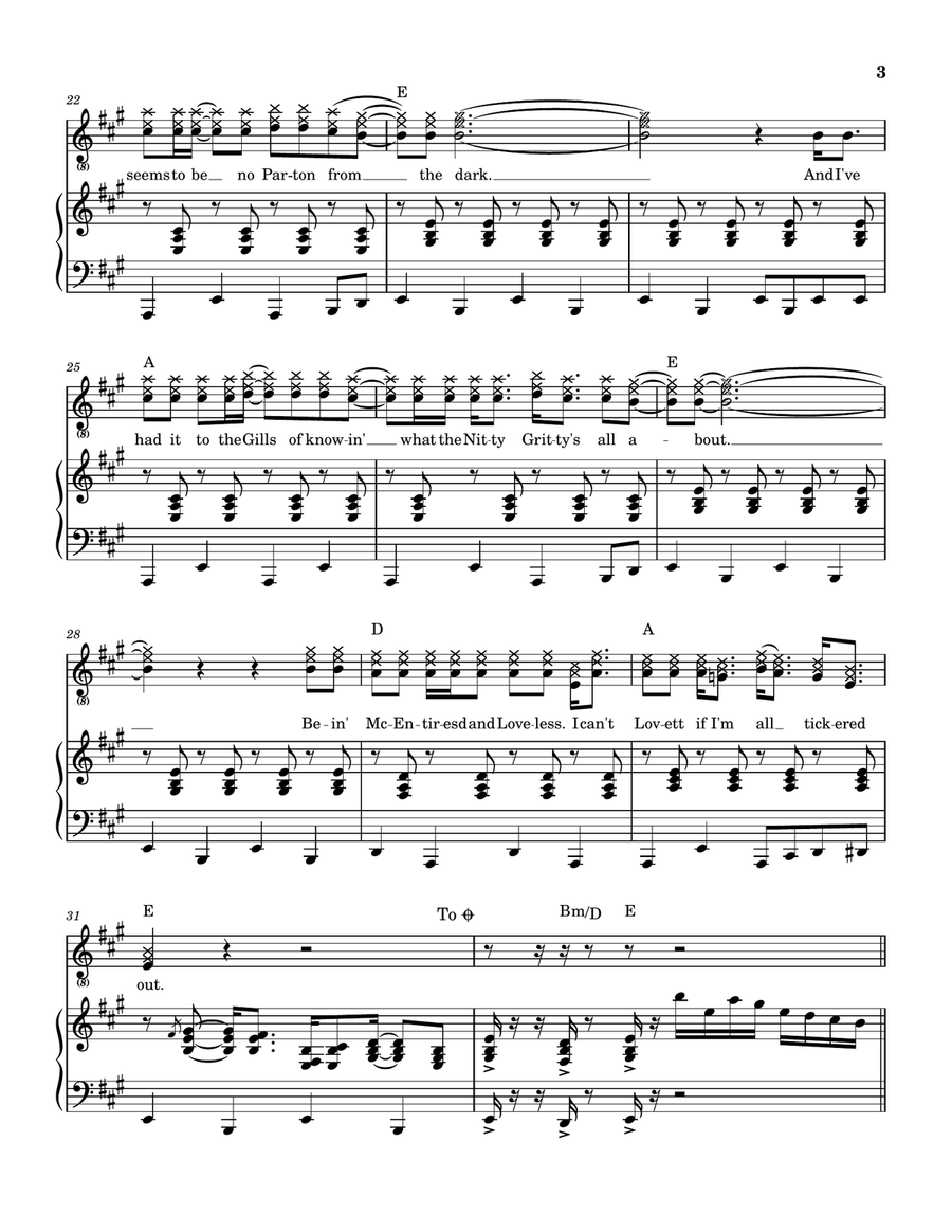 Tuckered Out Piano, Vocal scores gallery preview page 4