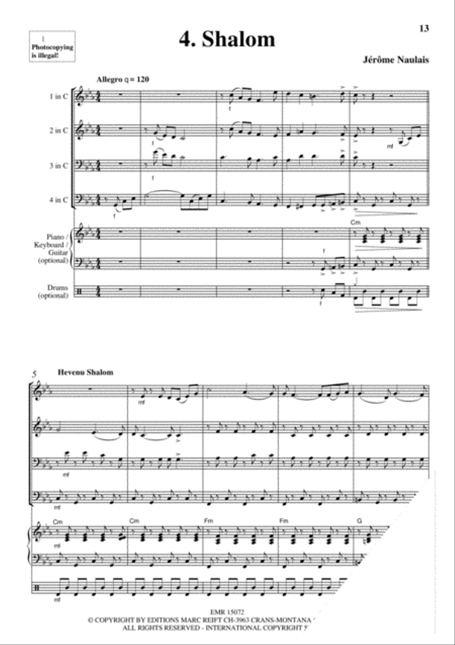 Brass Quartets Vol. 15 Brass Ensemble scores gallery preview page 6