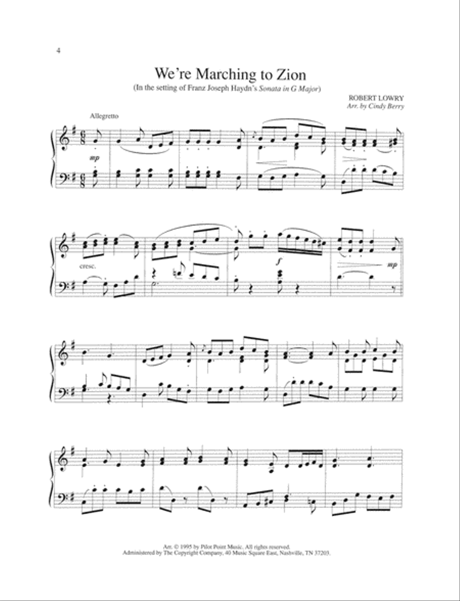 Classical Hymns Classical Hymns Piano Solo scores gallery preview page 2