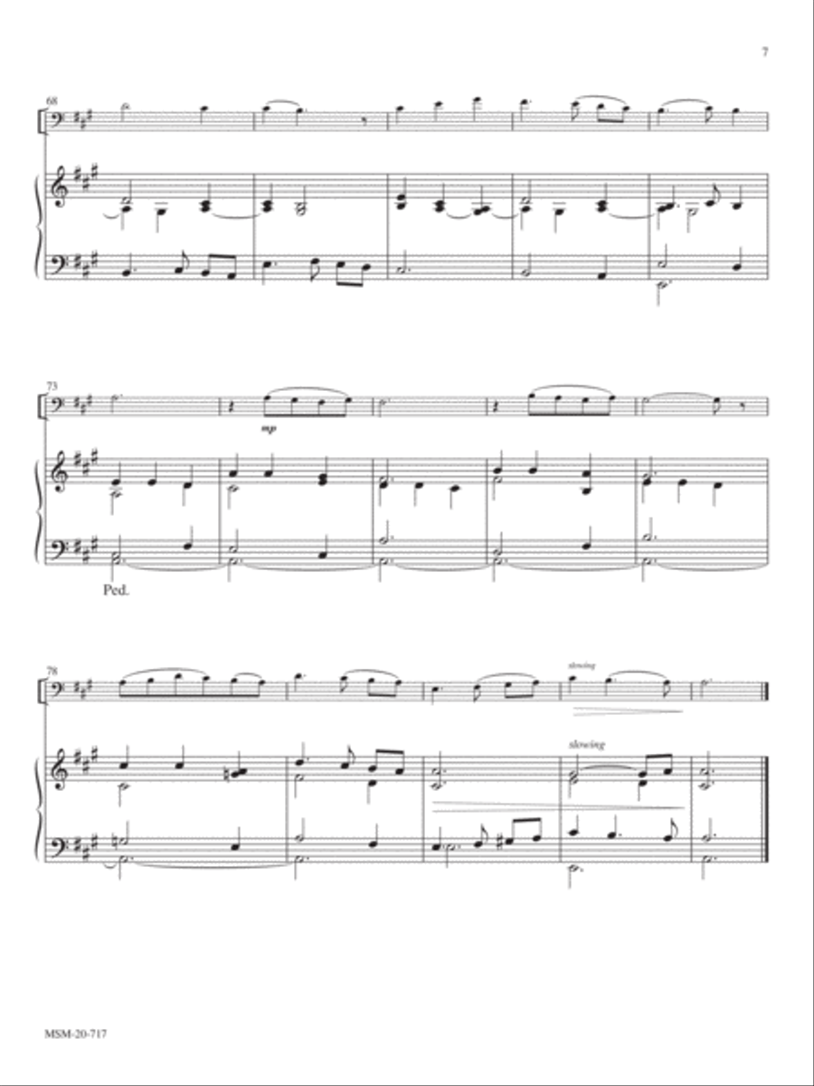 Bread of the World: Four Communion Hymns for Cello and Organ Cello scores gallery preview page 6